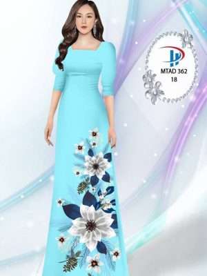 Vải Áo Dài Hoa In 3D AD MTAD362 30